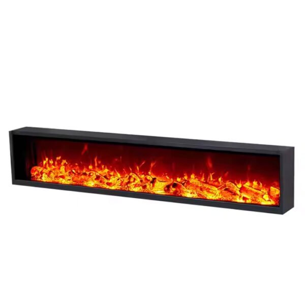 New Model With Glass and log 2D Electric Fireplace Smart Wholesale Home Electric Fireplace Heater with Remote Control Fireplace - Image 5